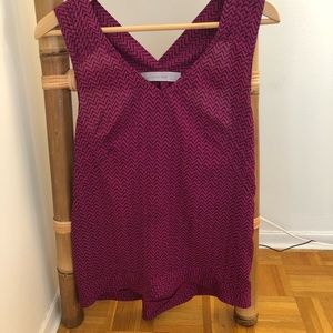 Hi-Lo V-Neck Dressy Tank Top
